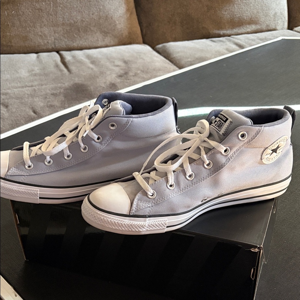 Converse Women's High-Top Sneakers - Soft Blue